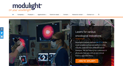 Desktop Screenshot of modulight.com