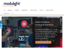 Tablet Screenshot of modulight.com